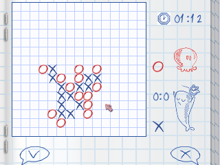 Game Tic Tac Doodle – Game Đánh Cờ Caro chơi qua Bluetooth cực vui